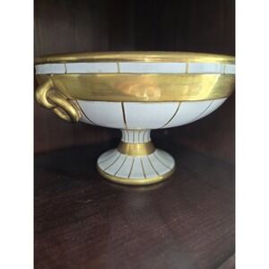 Vintage Itialian Zaccagnini 1930's Porcelain Compote